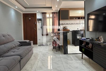 Sala de apartamento para alugar com 2 quartos, 46m² em Demarchi, São Bernardo do Campo