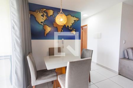 Sala de apartamento para alugar com 2 quartos, 60m² em Gávea, Uberlândia