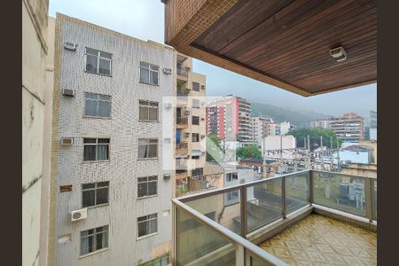 Vista da Sala de apartamento para alugar com 3 quartos, 110m² em Tijuca, Rio de Janeiro