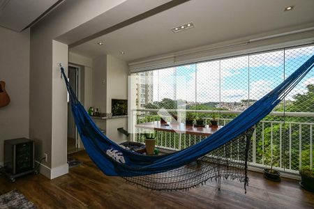 Varanda de apartamento à venda com 3 quartos, 120m² em Vila Sonia do Taboao, Taboão da Serra