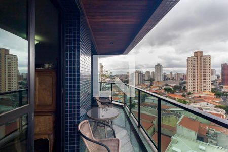 Varanda da Sala de apartamento para alugar com 4 quartos, 130m² em Parque da Vila Prudente, São Paulo