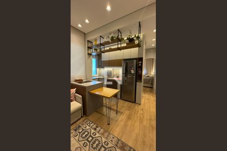 Cozinha de apartamento para alugar com 1 quarto, 30m² em Santa Cecilia, São Paulo