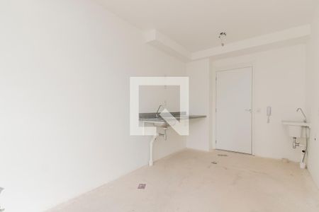 Sala/ Cozinha de apartamento à venda com 1 quarto, 40m² em Vila Cordeiro, São Paulo