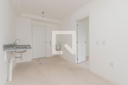 Sala/ Cozinha de apartamento à venda com 1 quarto, 40m² em Vila Cordeiro, São Paulo