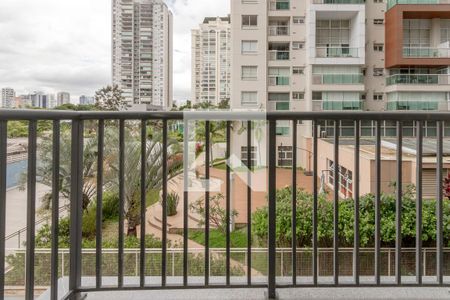 Varanda de apartamento à venda com 1 quarto, 40m² em Vila Cordeiro, São Paulo