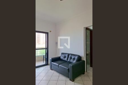 Sala de apartamento para alugar com 1 quarto, 58m² em Aviação, Praia Grande