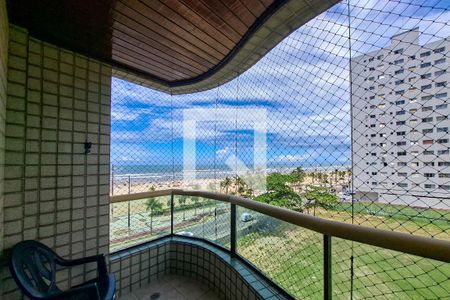 Sacada  de apartamento para alugar com 1 quarto, 58m² em Aviação, Praia Grande