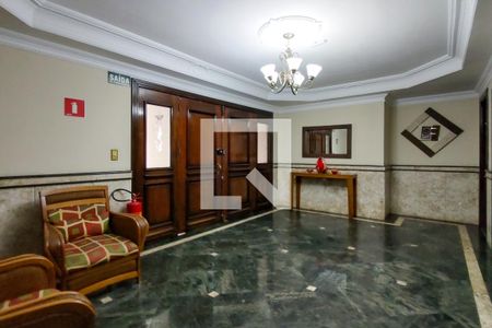 Hall de entrada de apartamento para alugar com 1 quarto, 58m² em Aviação, Praia Grande