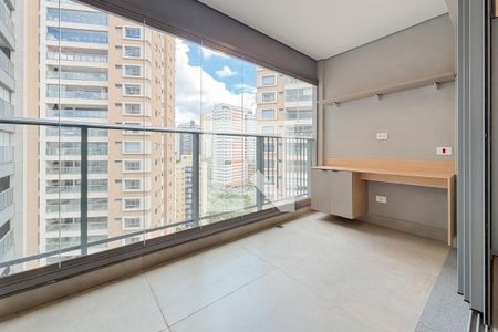 Varanda da Sala de apartamento para alugar com 1 quarto, 41m² em Vila Mariana, São Paulo