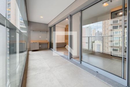 Varanda da Sala de apartamento para alugar com 1 quarto, 41m² em Vila Mariana, São Paulo