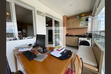 Varanda da Sala de apartamento à venda com 1 quarto, 45m² em Butantã, São Paulo