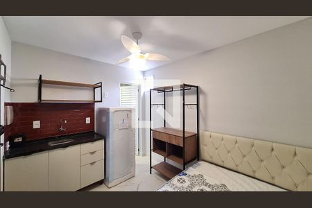 Sala/Quarto/Cozinha de kitnet/studio para alugar com 1 quarto, 15m² em Barra Funda, São Paulo