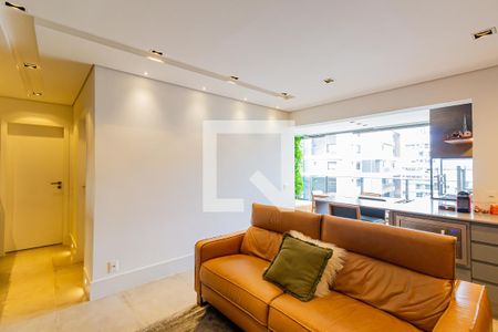 Sala/Cozinha de apartamento à venda com 2 quartos, 83m² em Brooklin, São Paulo