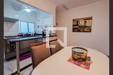 Sala de Jantar de casa à venda com 3 quartos, 142m² em Vila Guiomar, Santo André