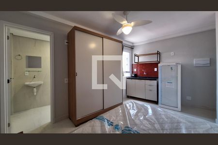 Sala/Quarto/Cozinha de kitnet/studio para alugar com 1 quarto, 26m² em Barra Funda, São Paulo