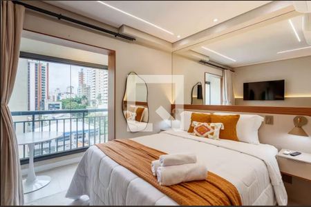 Sala/Quarto de apartamento para alugar com 1 quarto, 26m² em Pinheiros, São Paulo