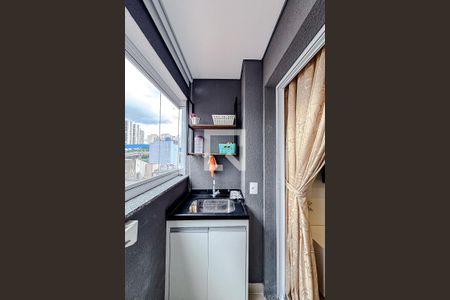 Varanda de kitnet/studio para alugar com 1 quarto, 23m² em Quarta Parada, São Paulo