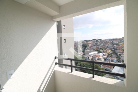 Sala / Cozinha - Varanda de apartamento para alugar com 2 quartos, 38m² em Jardim Cachoeira, São Paulo