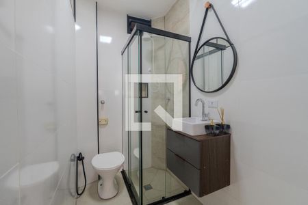 Banheiro de kitnet/studio à venda com 1 quarto, 30m² em Bela Vista, São Paulo