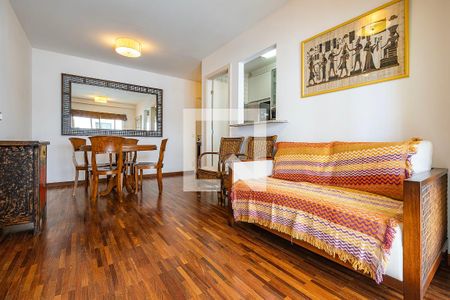 Sala/Cozinha de apartamento à venda com 2 quartos, 57m² em Jardim Paulista, São Paulo