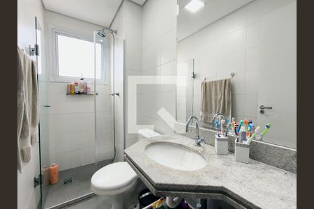 Banheiro da Suíte de apartamento para alugar com 2 quartos, 57m² em Cidade Luíza, Jundiaí