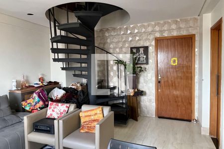 Sala de apartamento para alugar com 3 quartos, 144m² em Embaré, Santos