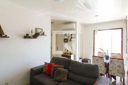 Sala de apartamento à venda com 2 quartos, 55m² em Fátima, Canoas