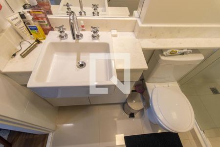 Banheiro da Suíte de apartamento para alugar com 1 quarto, 35m² em Centro, Curitiba