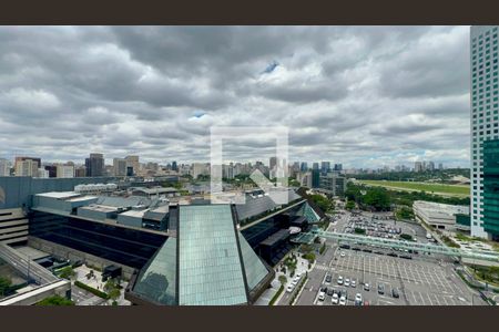 Vista da Sala de kitnet/studio para alugar com 1 quarto, 25m² em Pinheiros, São Paulo