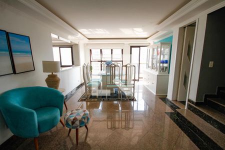 Sala de apartamento para alugar com 4 quartos, 278m² em Aviação, Praia Grande