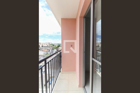 Varanda da Sala de apartamento para alugar com 2 quartos, 52m² em Vila Carmosina, São Paulo