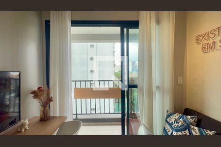 Varanda de apartamento para alugar com 1 quarto, 30m² em Pinheiros, São Paulo