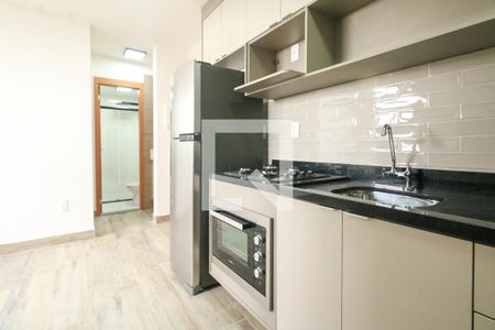 Cozinha e Área de Serviço de apartamento à venda com 2 quartos, 34m² em Vila Palmares, São Caetano do Sul