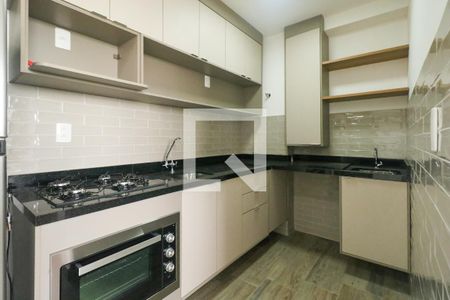 Cozinha e Área de Serviço de apartamento à venda com 2 quartos, 34m² em Vila Palmares, São Caetano do Sul