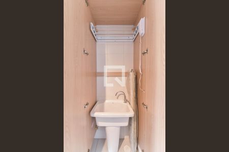 Sala - Cozinha Integrada de apartamento para alugar com 1 quarto, 26m² em Campo Belo, São Paulo