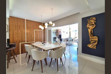 Sala de jantar  de casa de condomínio à venda com 3 quartos, 360m² em Recreio dos Bandeirantes, Rio de Janeiro