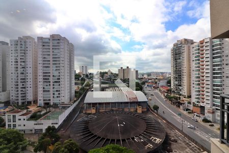 Varanda gourmet Vista  de apartamento para alugar com 3 quartos, 118m² em Baeta Neves, São Bernardo do Campo