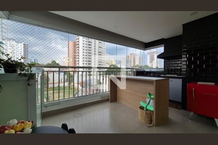Sala de apartamento à venda com 3 quartos, 103m² em Vila Assunção, Santo André