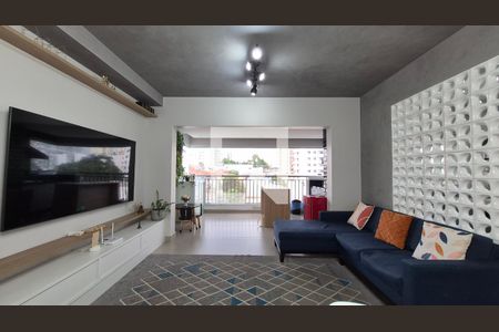 Sala de apartamento à venda com 3 quartos, 103m² em Vila Assunção, Santo André