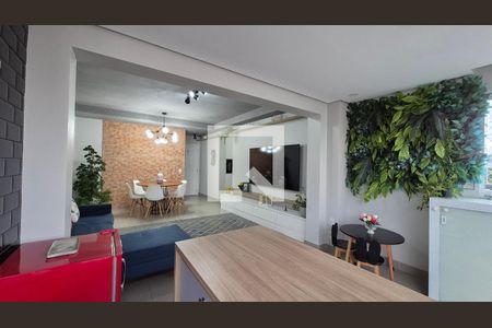 Sala de apartamento à venda com 3 quartos, 103m² em Vila Assunção, Santo André