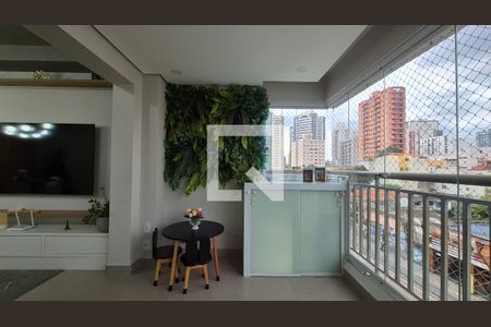 Sala de apartamento à venda com 3 quartos, 103m² em Vila Assunção, Santo André