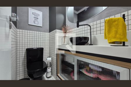 Lavabo de apartamento à venda com 3 quartos, 103m² em Vila Assunção, Santo André