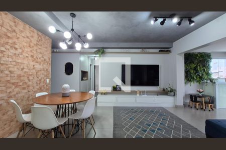 Sala de apartamento à venda com 3 quartos, 103m² em Vila Assunção, Santo André