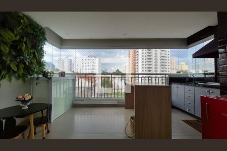 Sala de apartamento à venda com 3 quartos, 103m² em Vila Assunção, Santo André