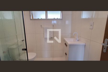 Banheiro Social  de apartamento para alugar com 1 quarto, 36m² em Vila Helena, São Bernardo do Campo