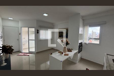 Sala - Sala de Jantar  de apartamento para alugar com 2 quartos, 53m² em Parque das Nações, Santo André