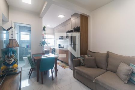 Sala de apartamento para alugar com 2 quartos, 47m² em Vila Mogi Moderno, Mogi das Cruzes