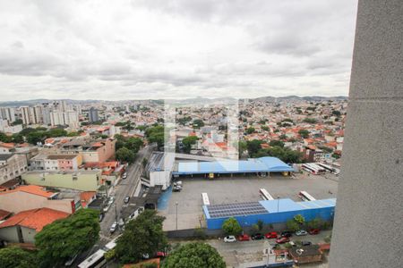 Vista da Suíte 1 de apartamento à venda com 2 quartos, 57m² em Vila Assunção, Santo André