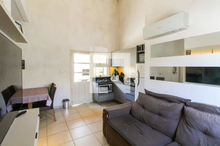 Sala/Cozinha de casa de condomínio à venda com 2 quartos, 120m² em Marechal Rondon, Canoas
