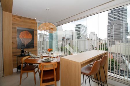 Varanda Gourmet e Área de Serviço de apartamento para alugar com 2 quartos, 71m² em Pinheiros, São Paulo